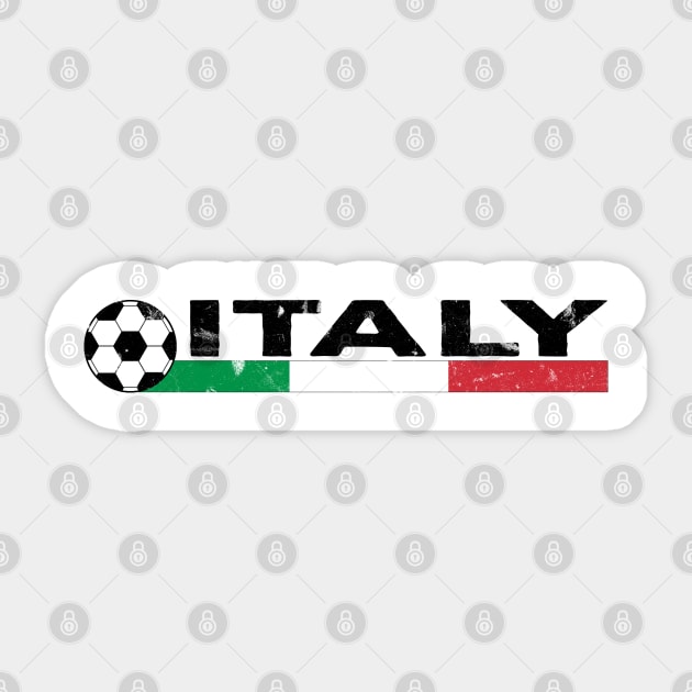 Italy Football Fan. Italy Soccer Design Sticker by FromHamburg